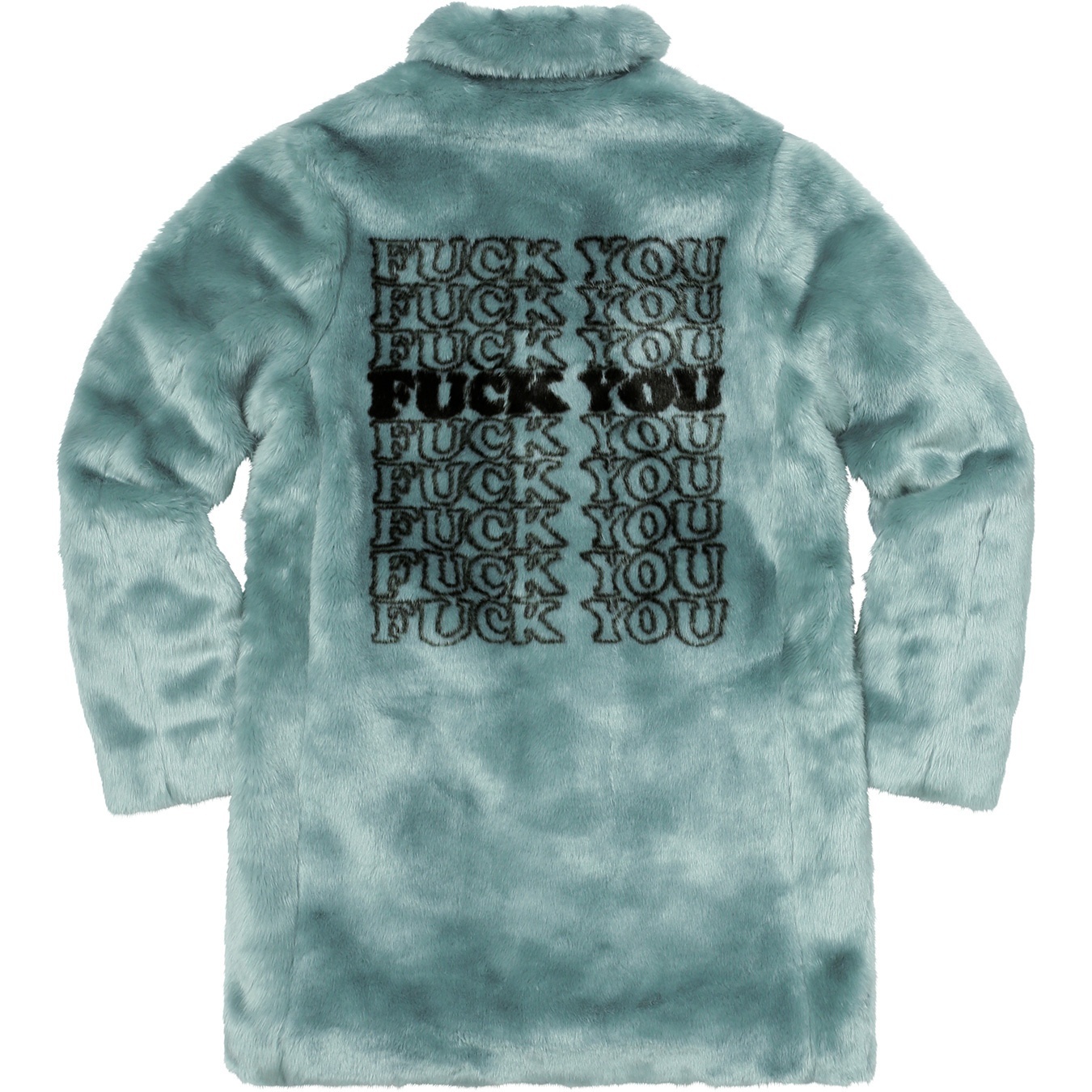 Supreme/HYSTERIC GLAMOUR Fuck You Faux Fur Coat view 5